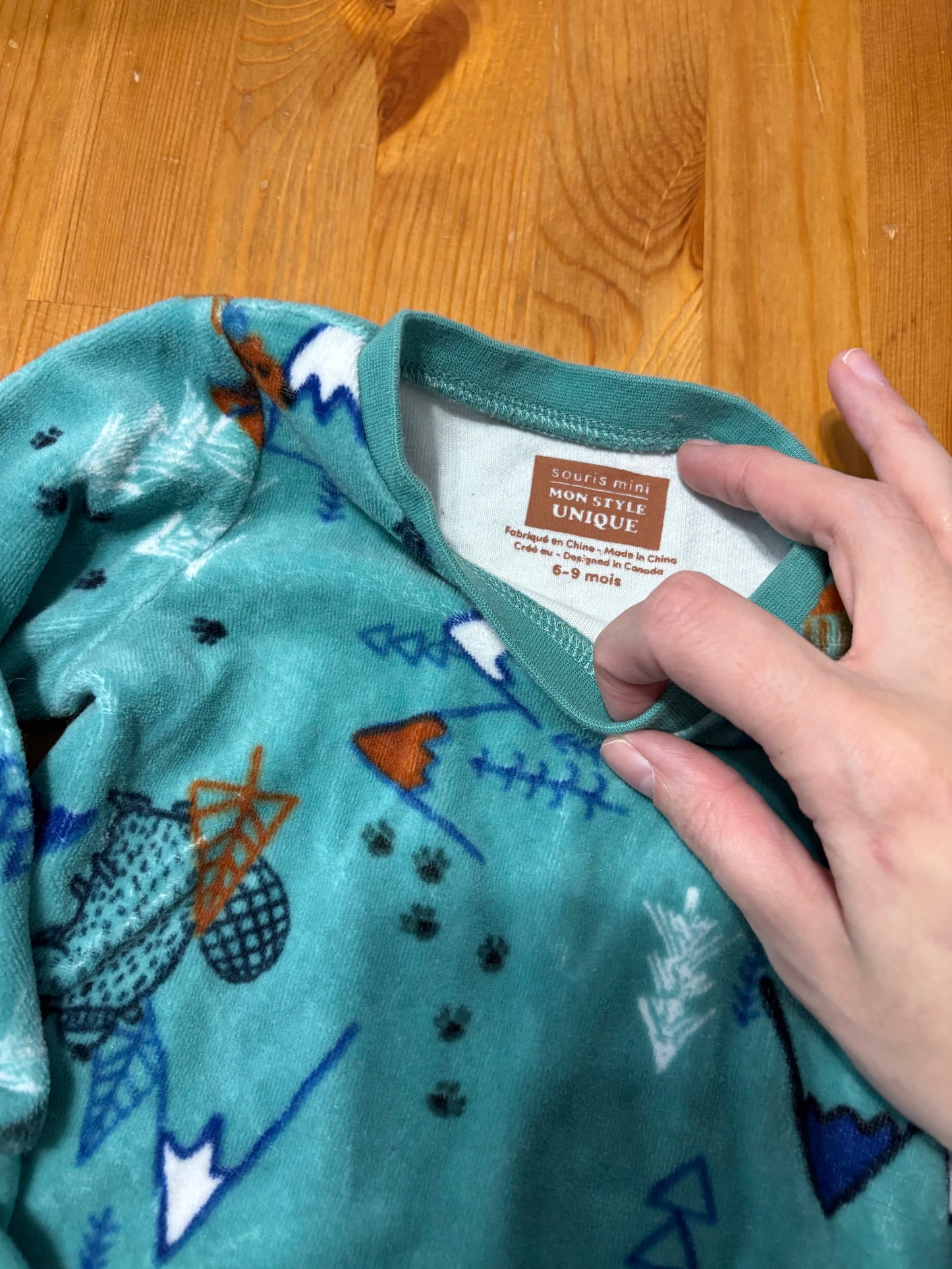 Pyjama souris mini 6-9 mois état neuf