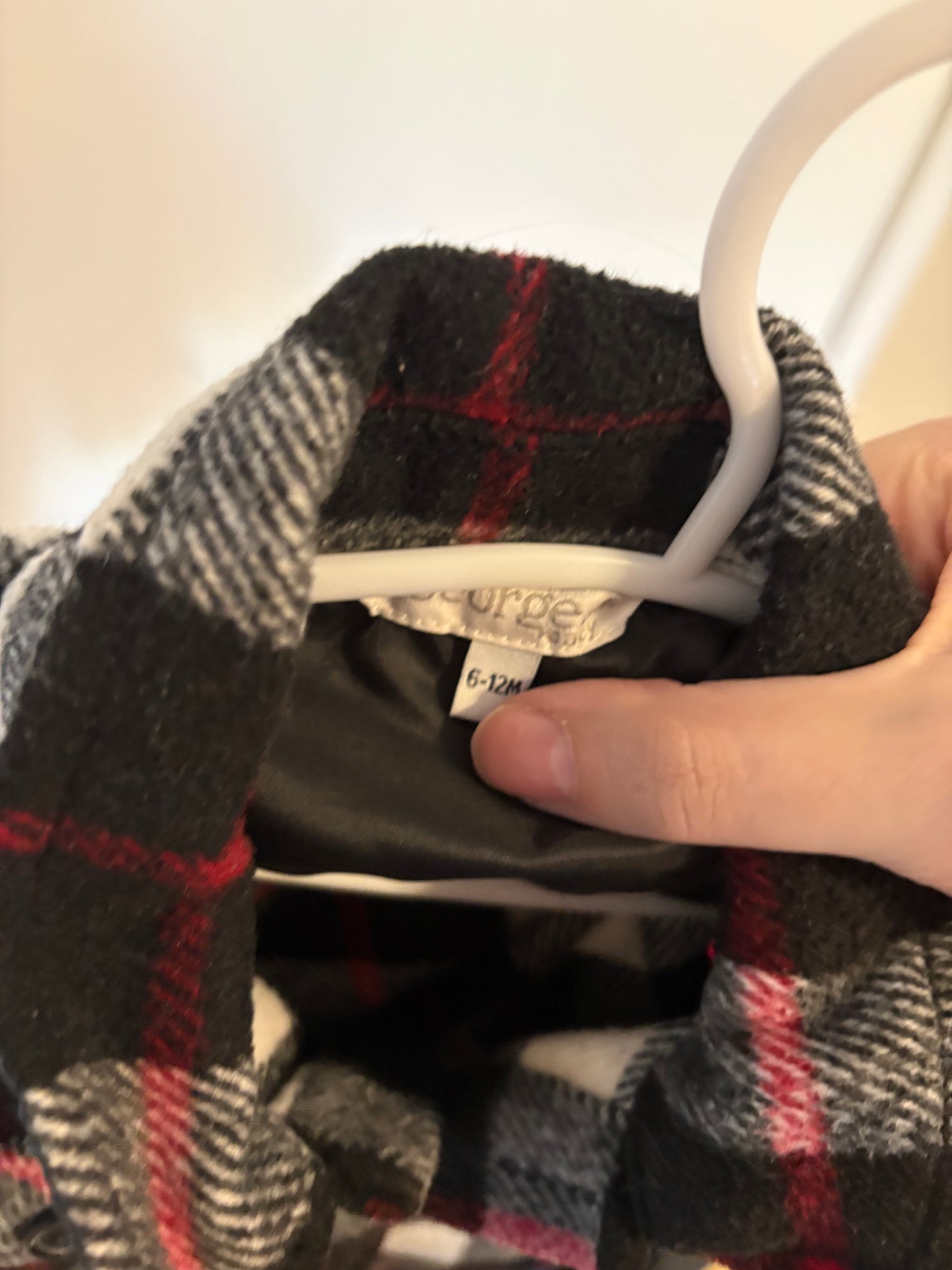 Manteau automne george 6-12 mois