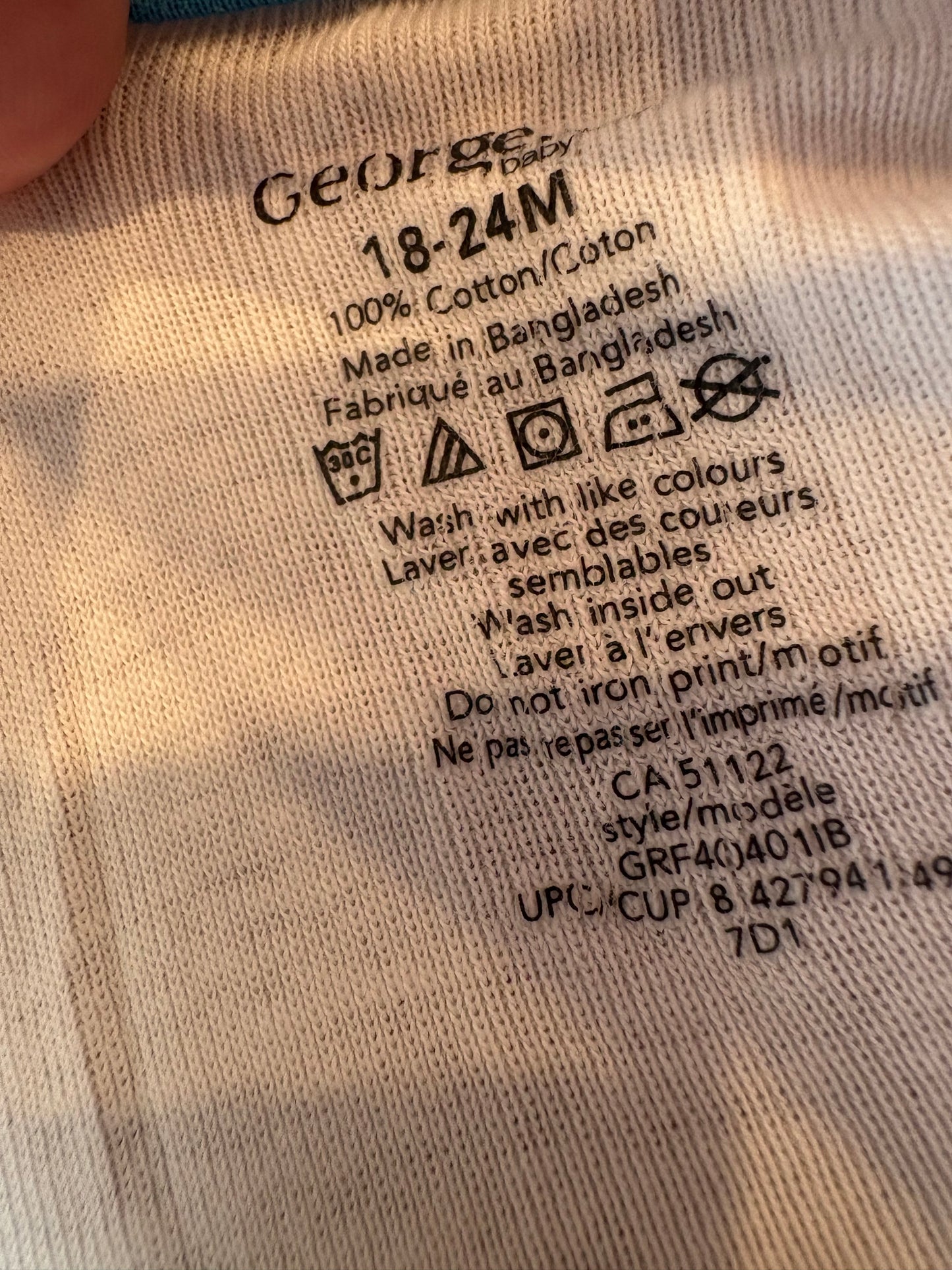 Chandail george 18-24 mois