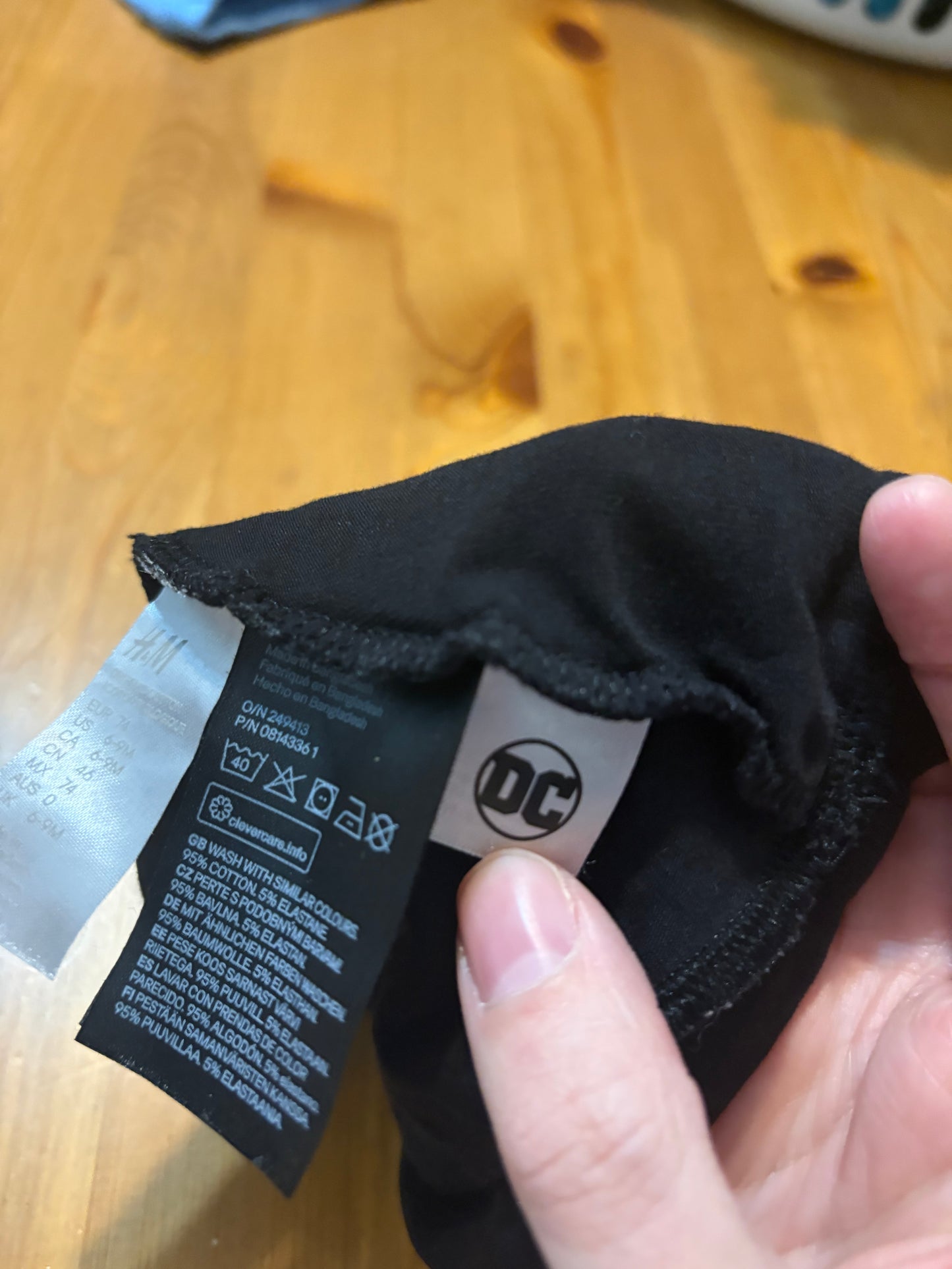 Bonnet Batman h&m/DC 6-9 mois