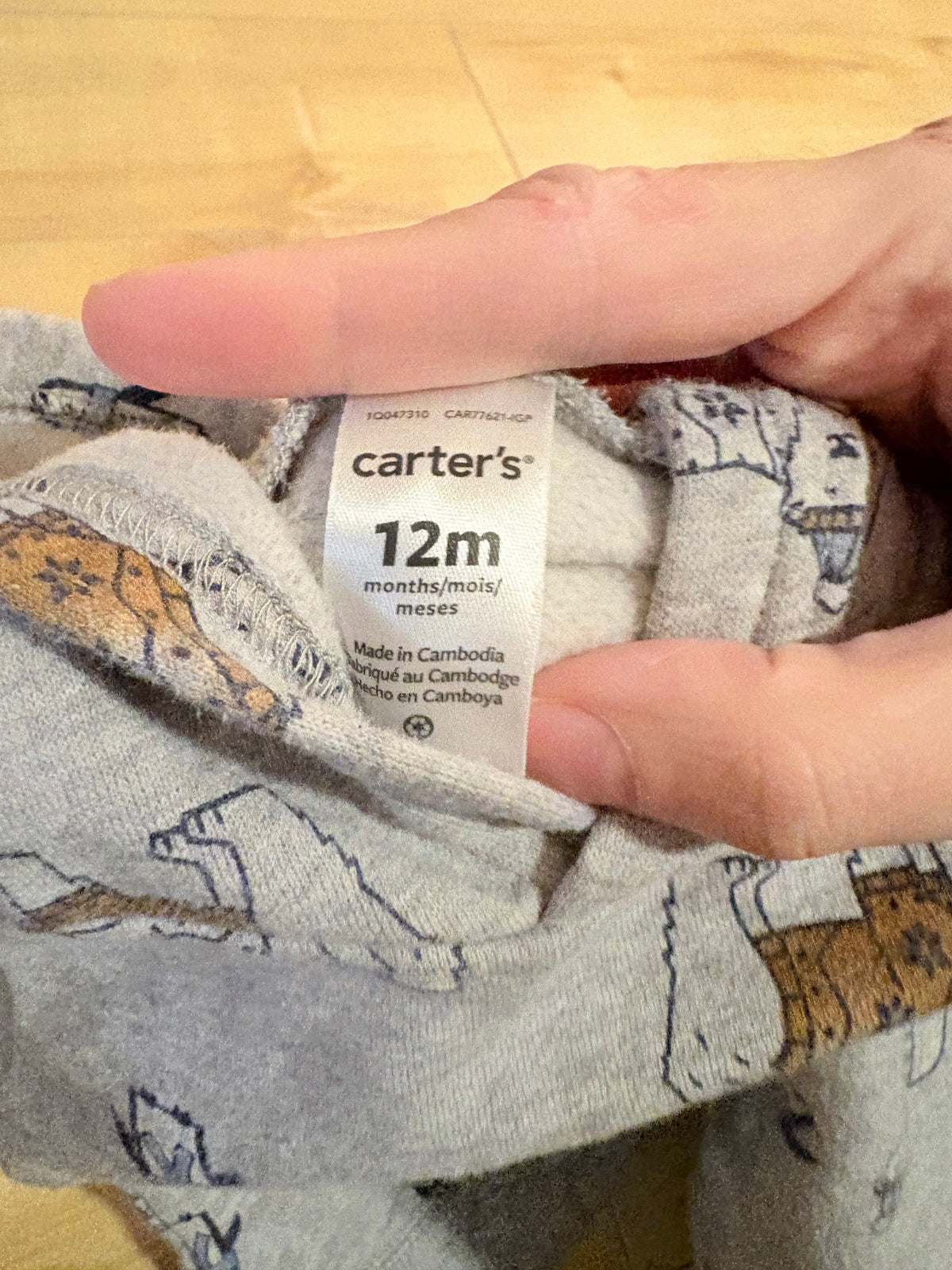Gilet carter’s 12 mois