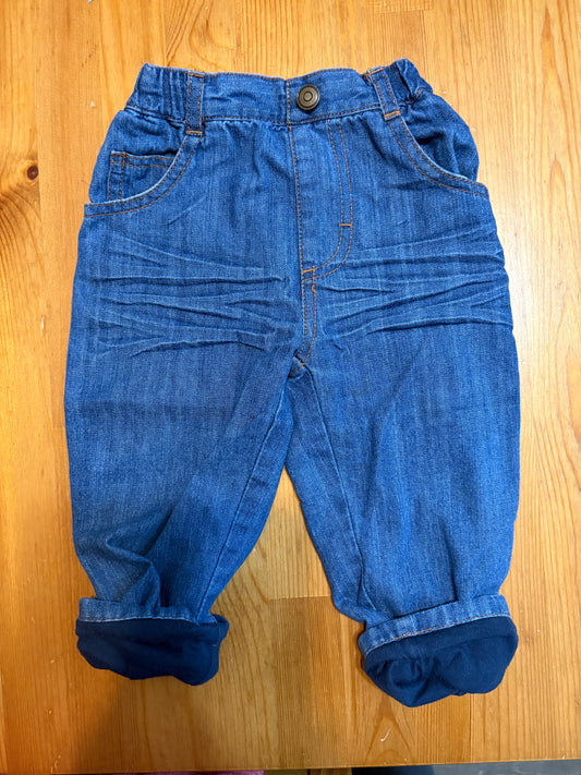Pantalon doublé 6-12 mois