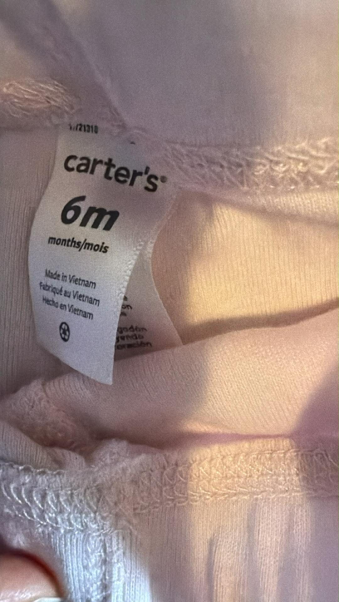 Pantalon carter’s 6 mois