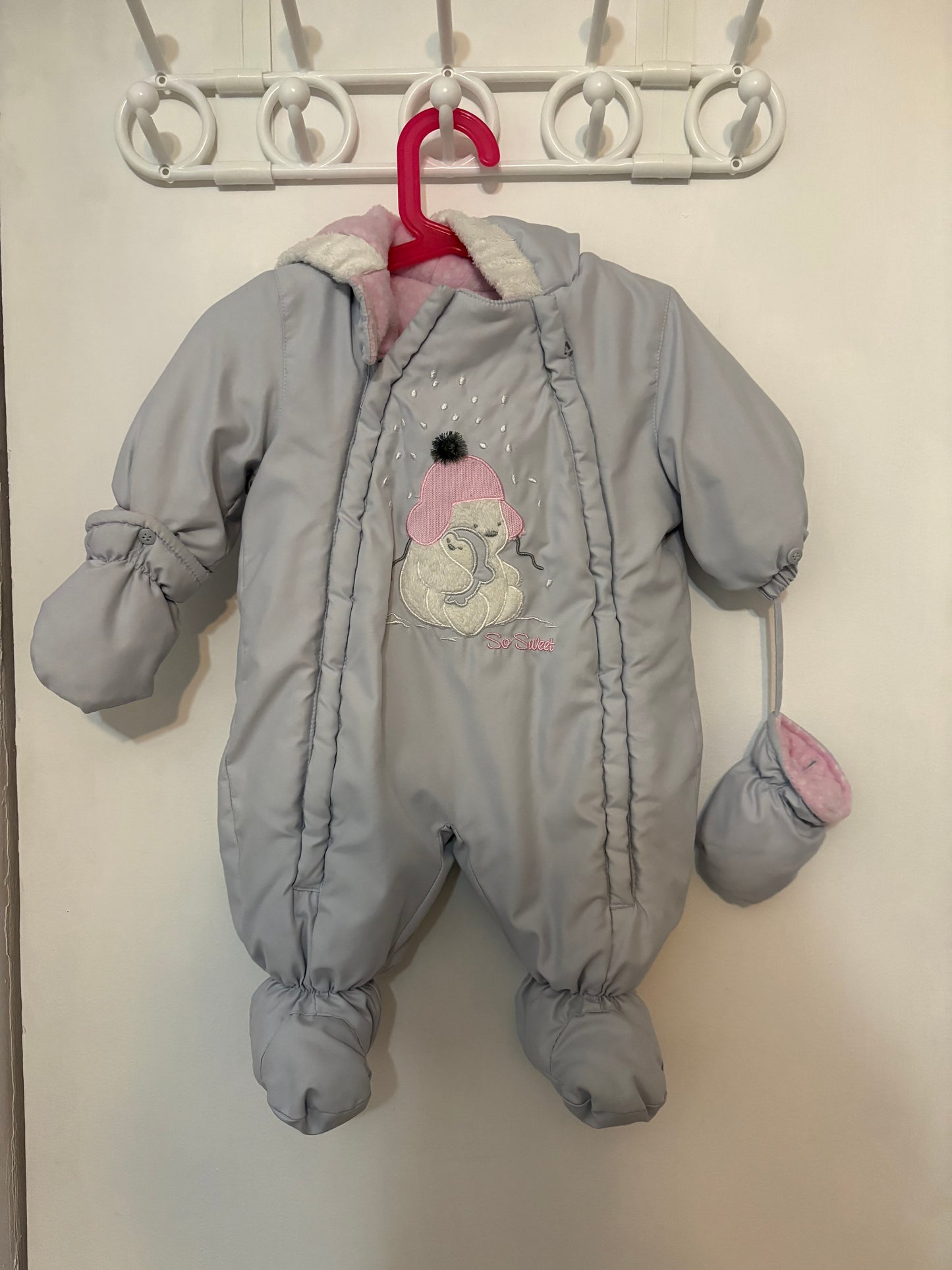 Manteau geneviève lapierre collection 0-3 mois état neuf