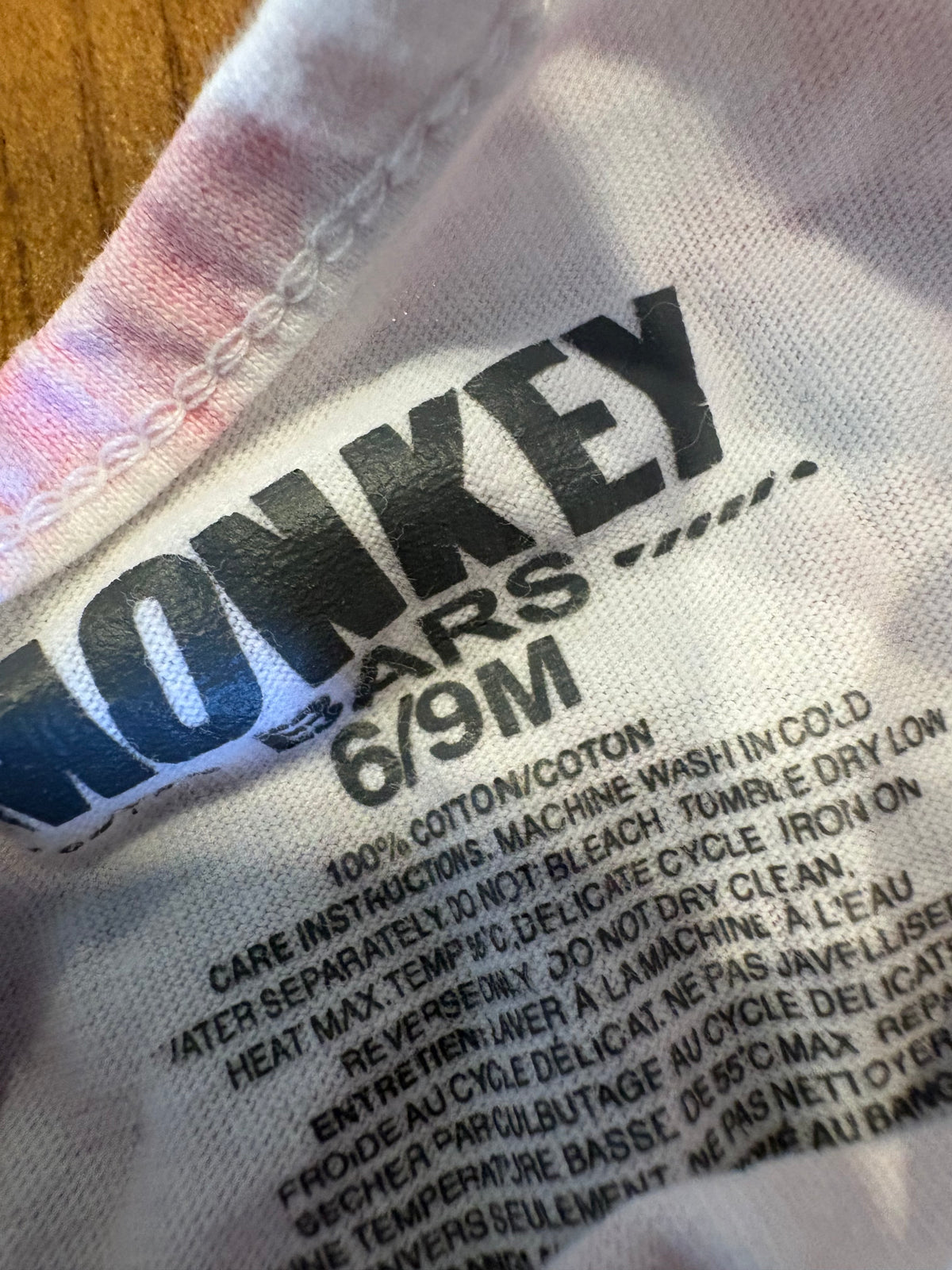 Robe Monkey 6-9 mois (cmb)