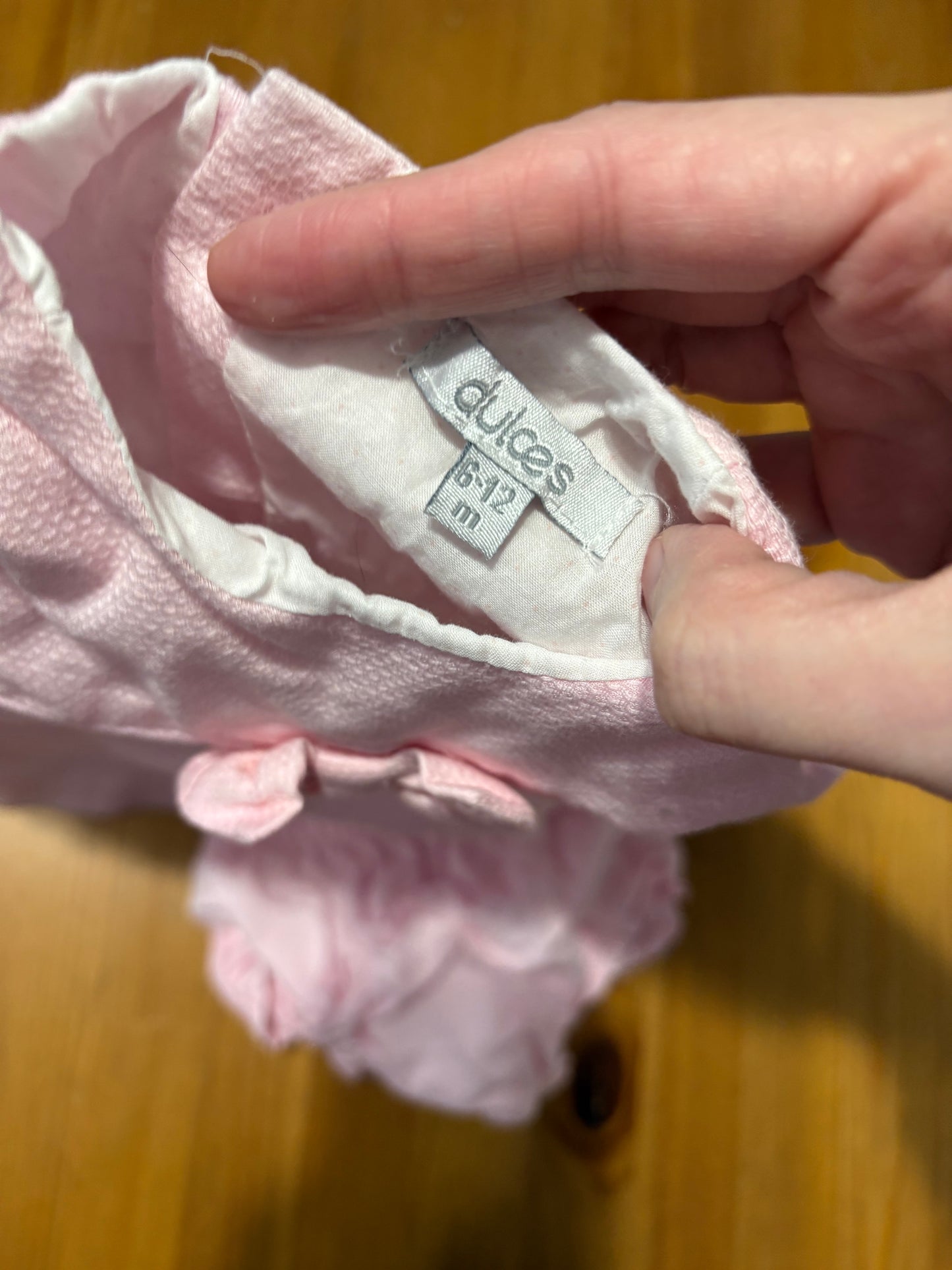 Robe dulce 6-12 mois