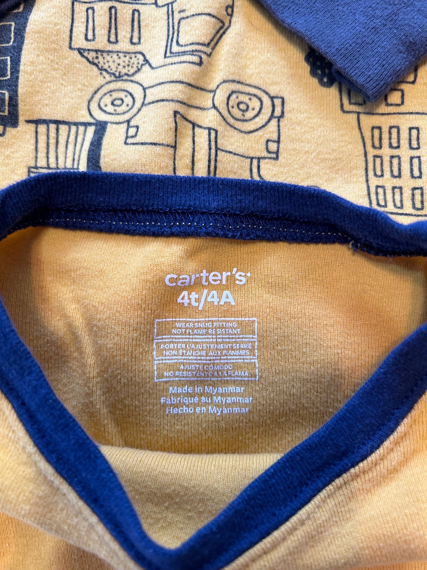 Ensemble 3 morceaux pyjama carter’s 4T