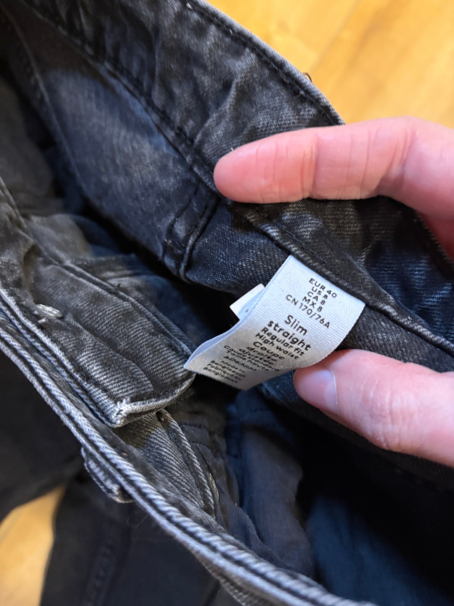 Jeans taille 8 straight slim h&m
