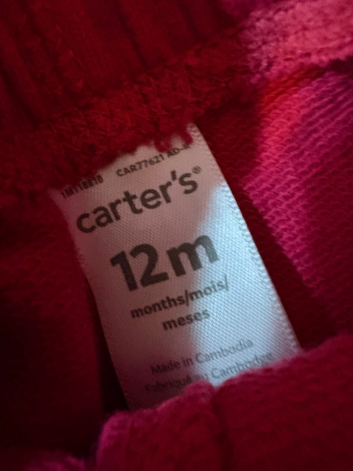 Short carter's 12 mois (cmb)