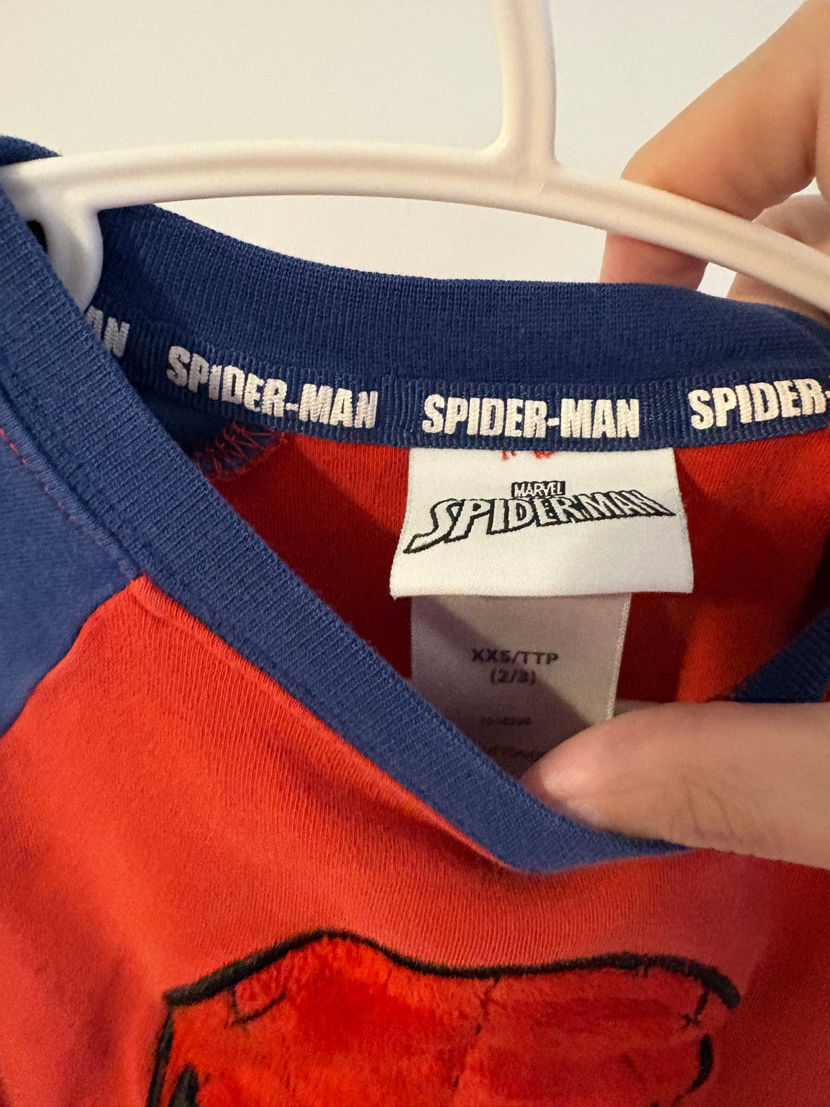 Gilet spider man 2-3 ans