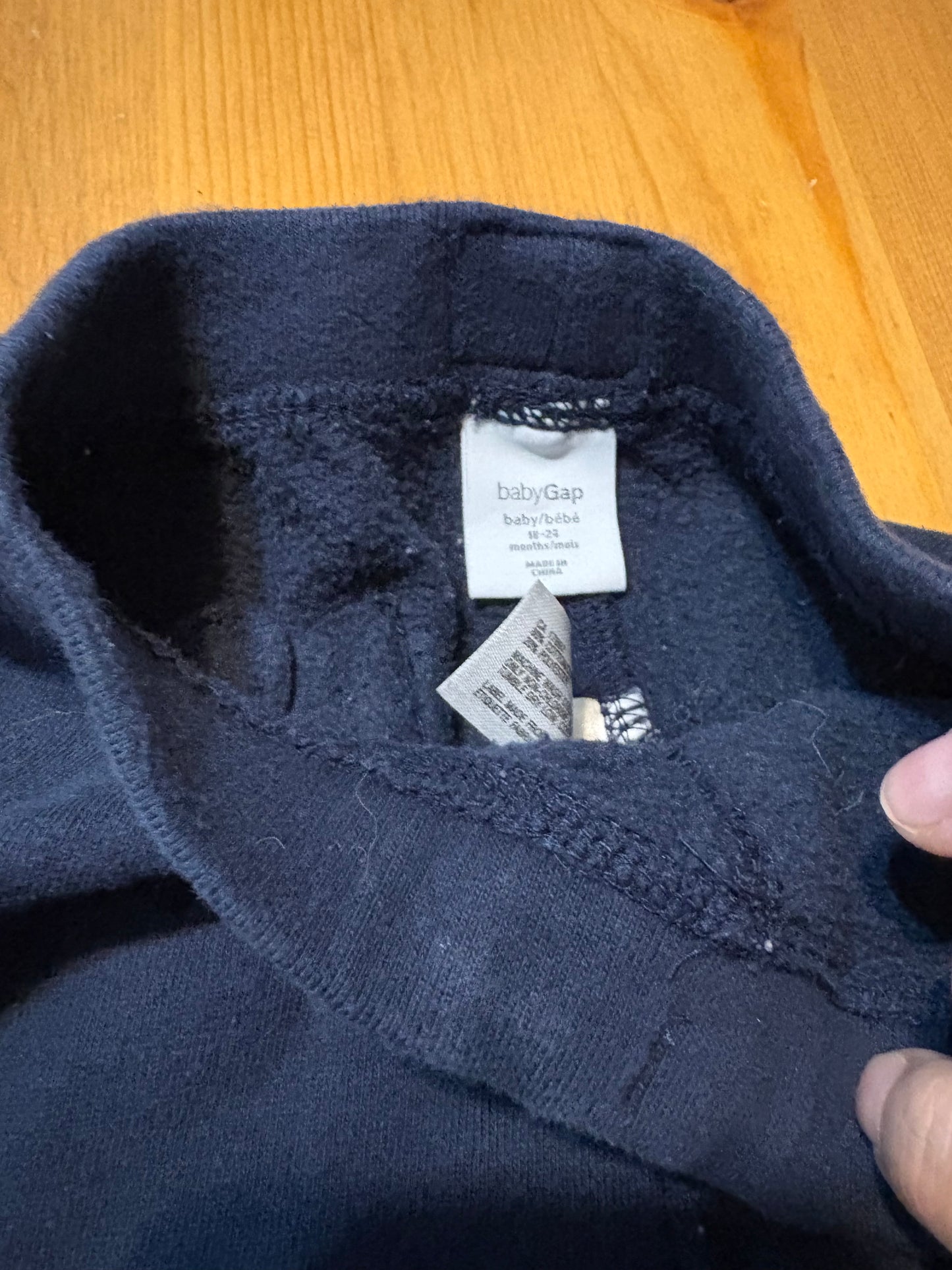 Pantalon coton ouaté baby gap 18-24 mois