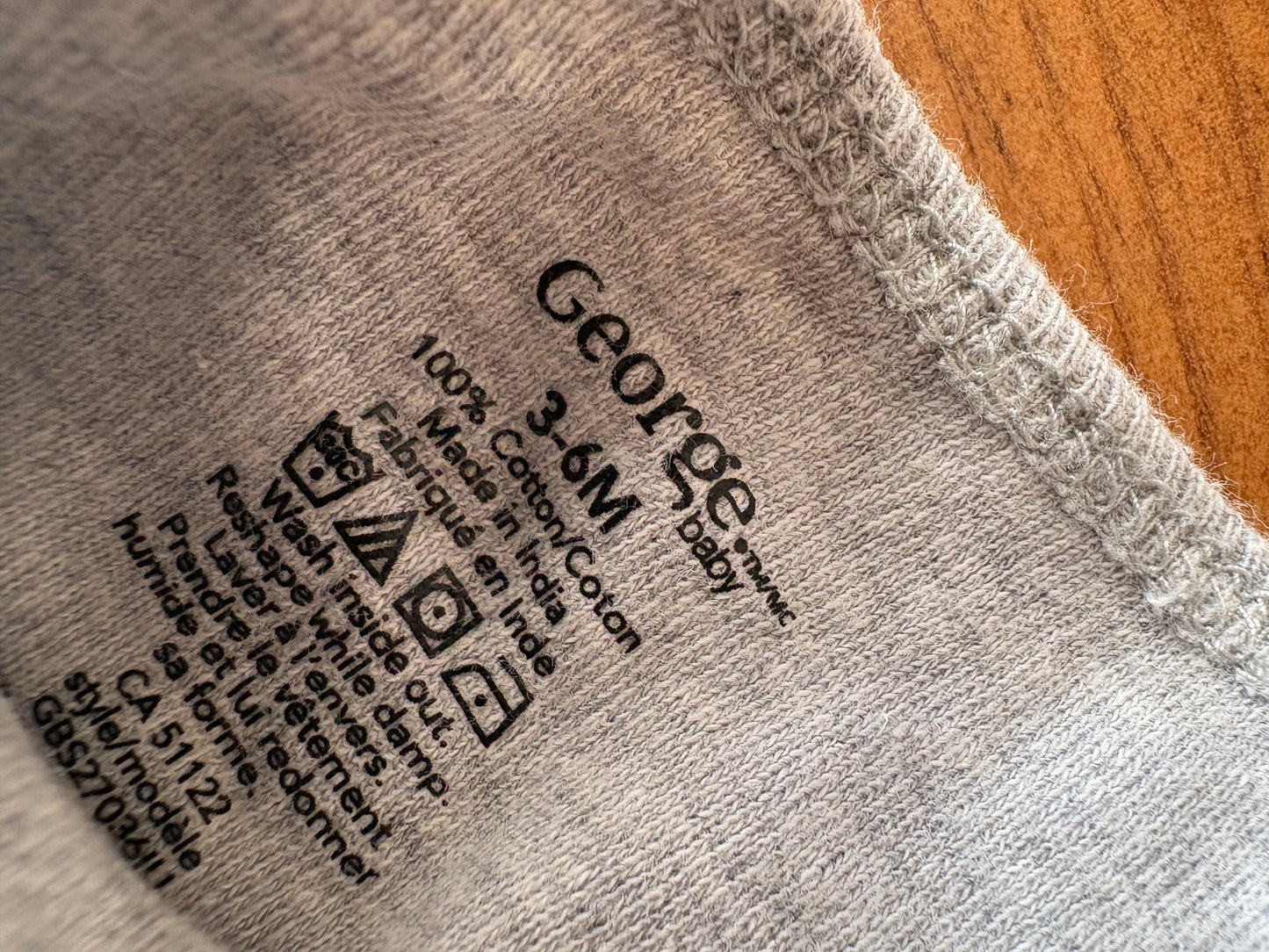 Lot de cache couche George 3-6 mois (cmb)