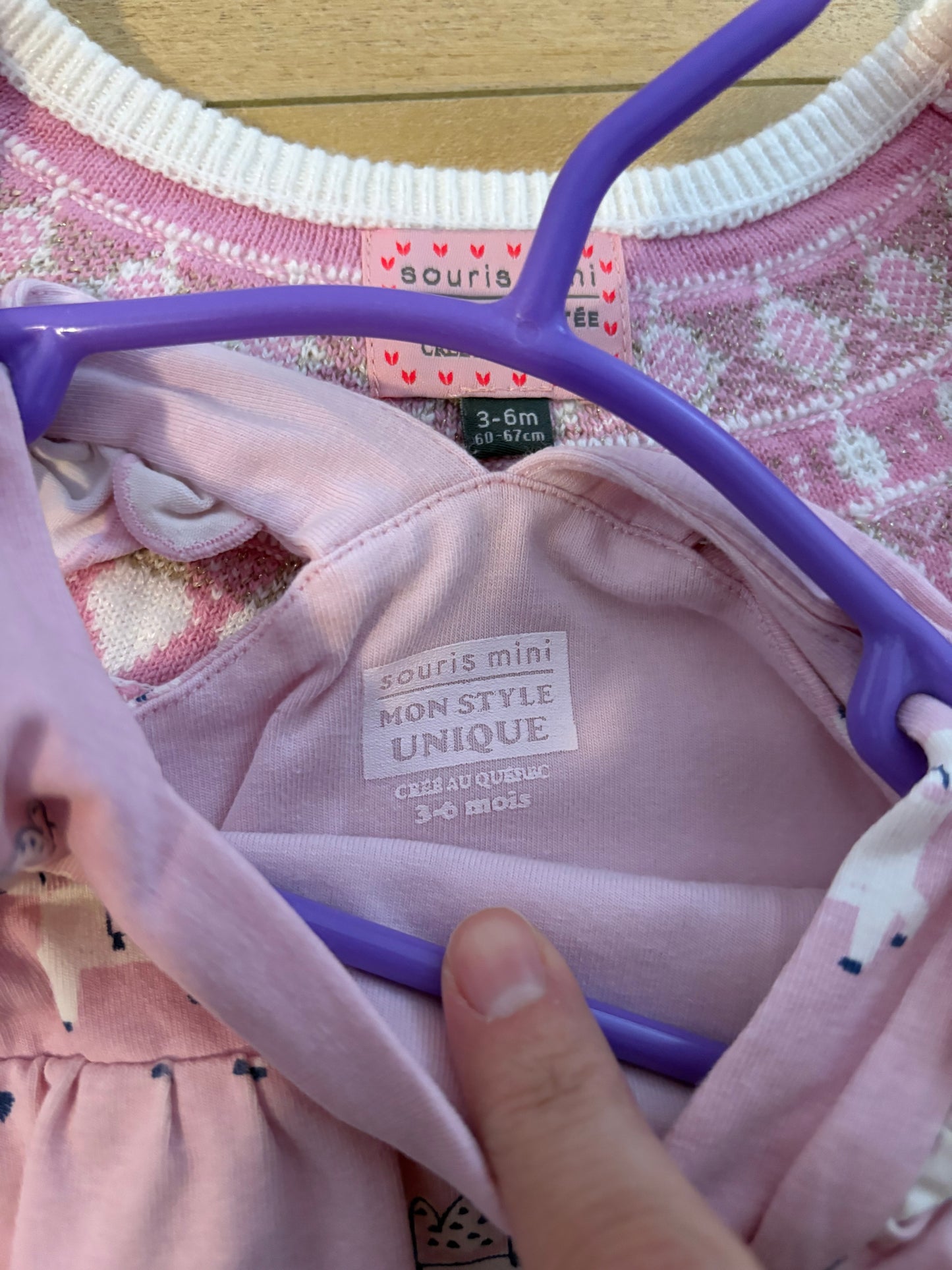 Ensemble souris mini 3-6 mois