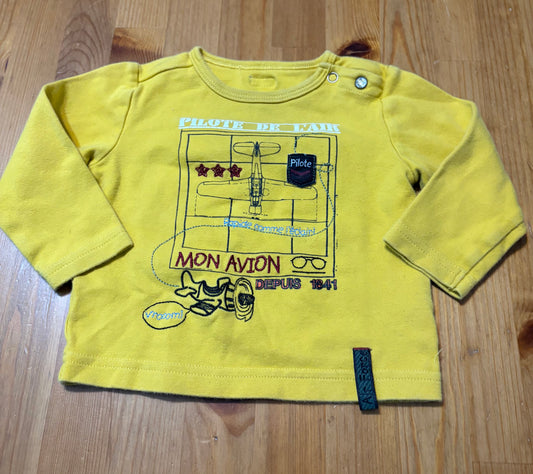 Gilet trois moutons 9 mois