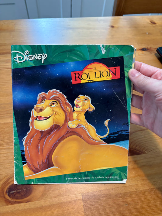 Livre année 90’’ Roi lion