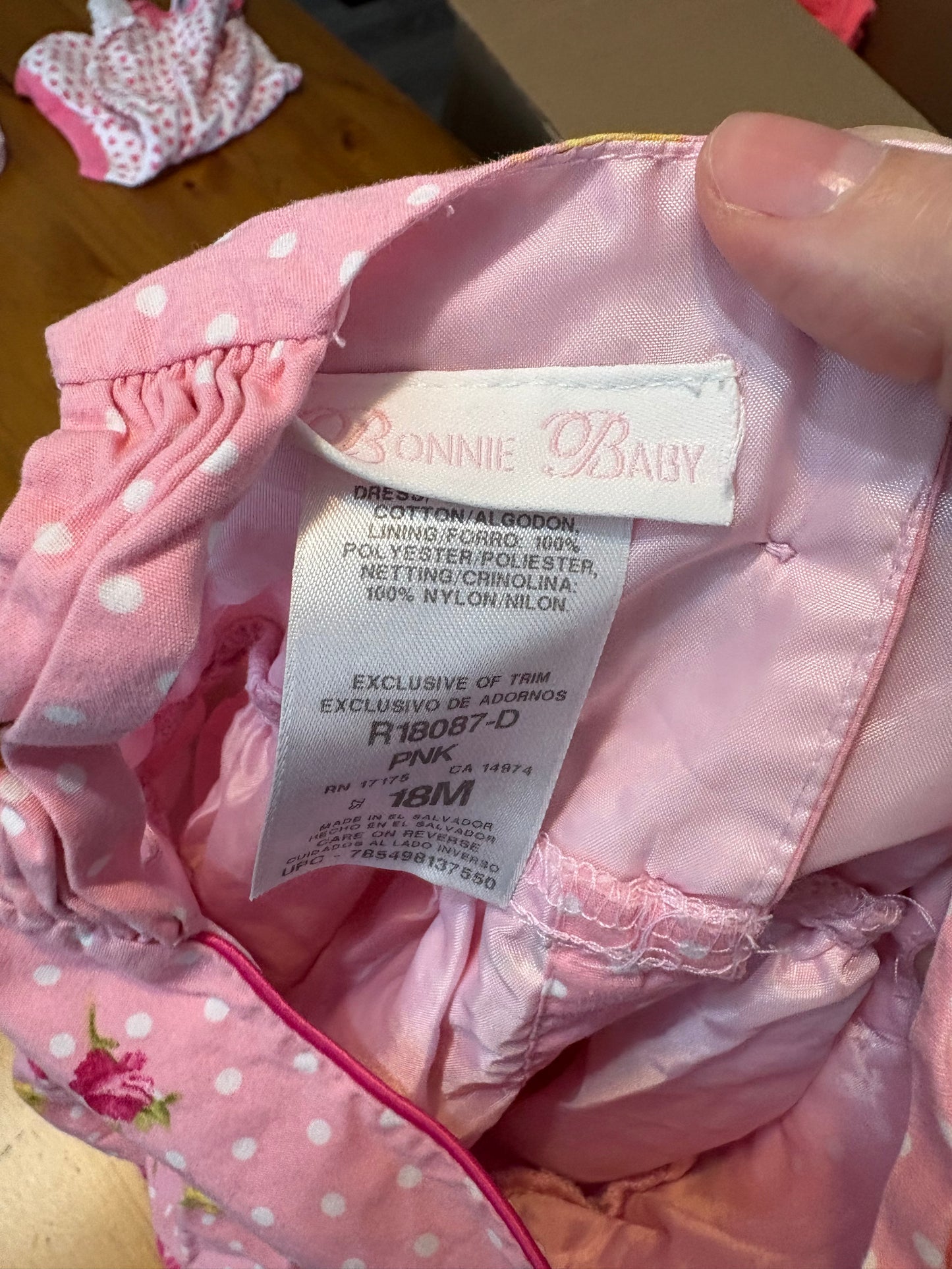 Robe bonnie baby 18 mois