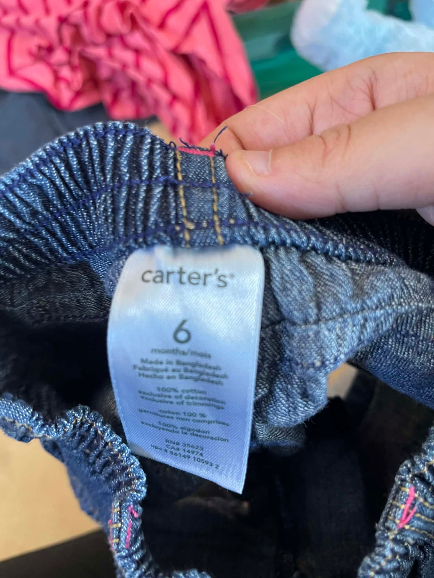 Short carter’s 6 mois