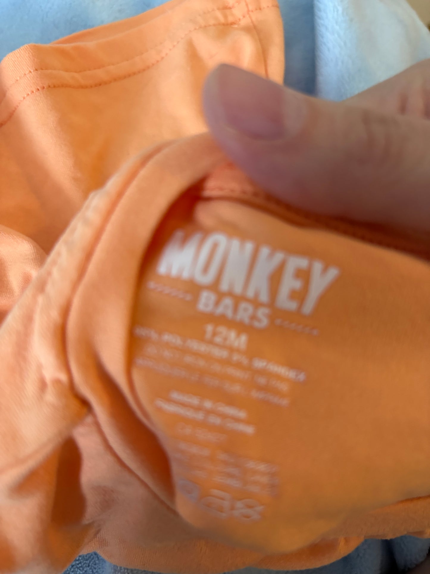 T-shirt monkey bar 12 mois