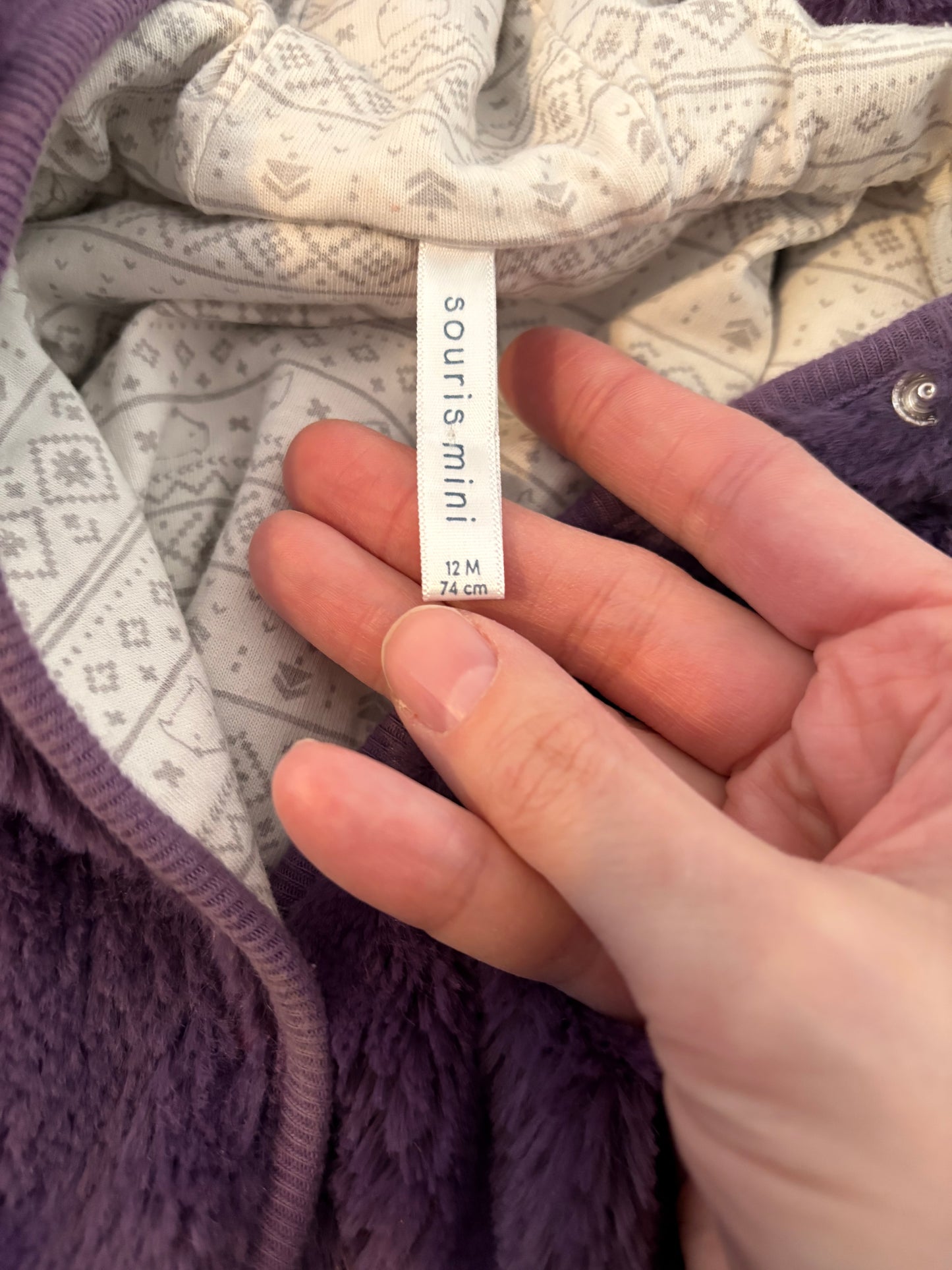 Manteau souris mini 12 mois