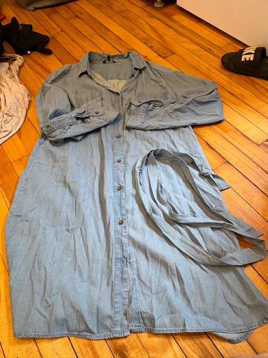 Robe Chemise longue George Large