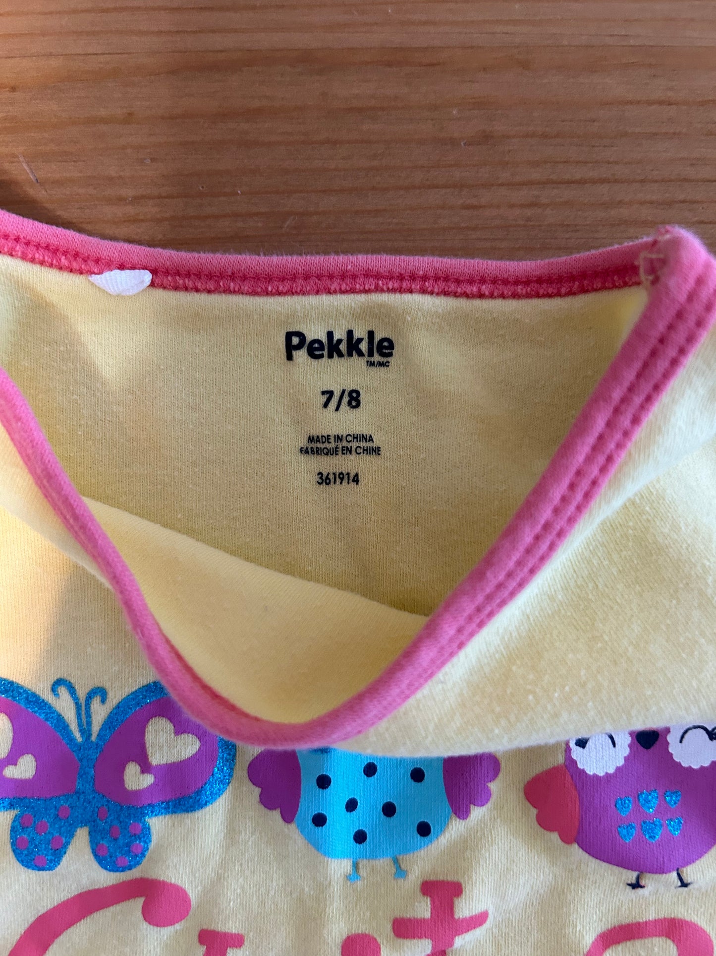 Pyjama pekkle 7-8 ans