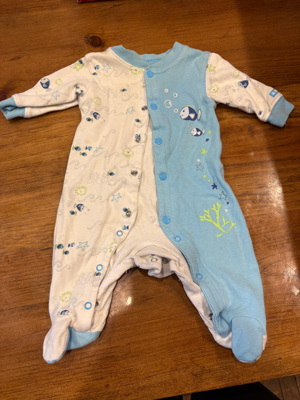 Pyjama trois mouton 1 mois à donner avec achat