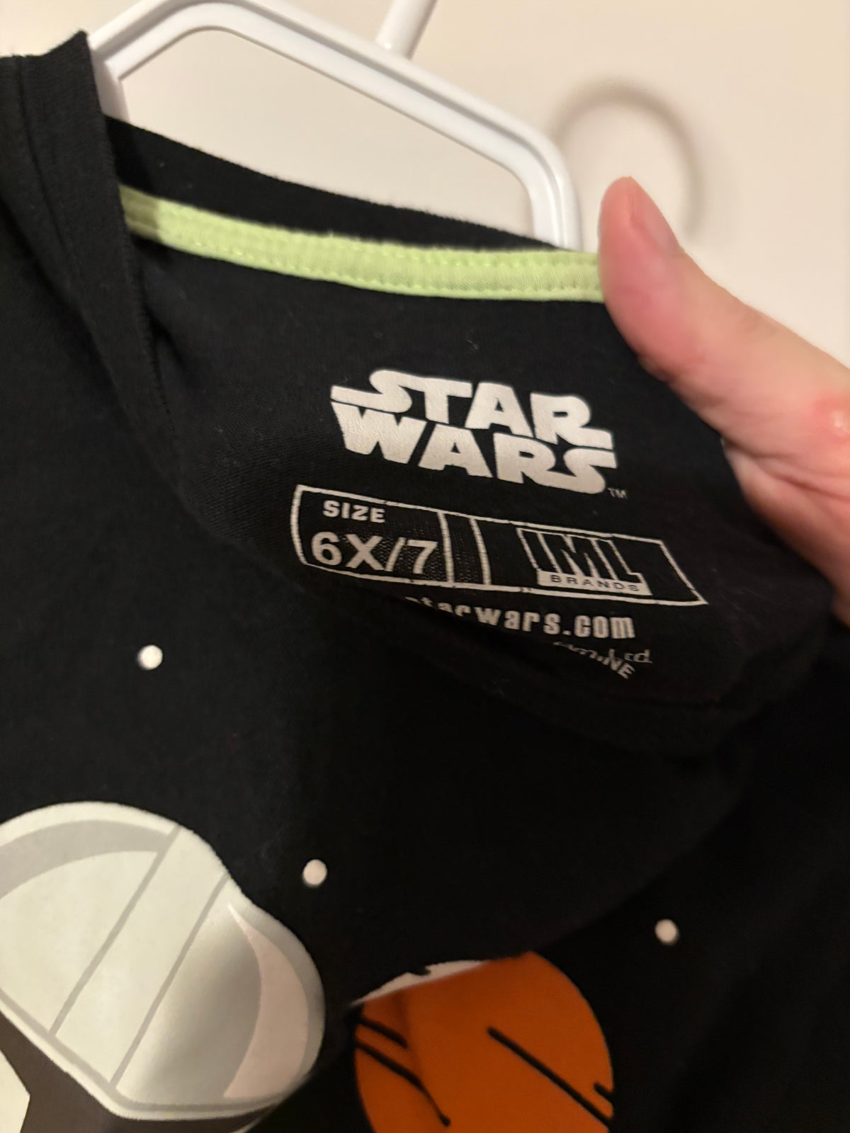 T-shirt star wars 6-7 ans
