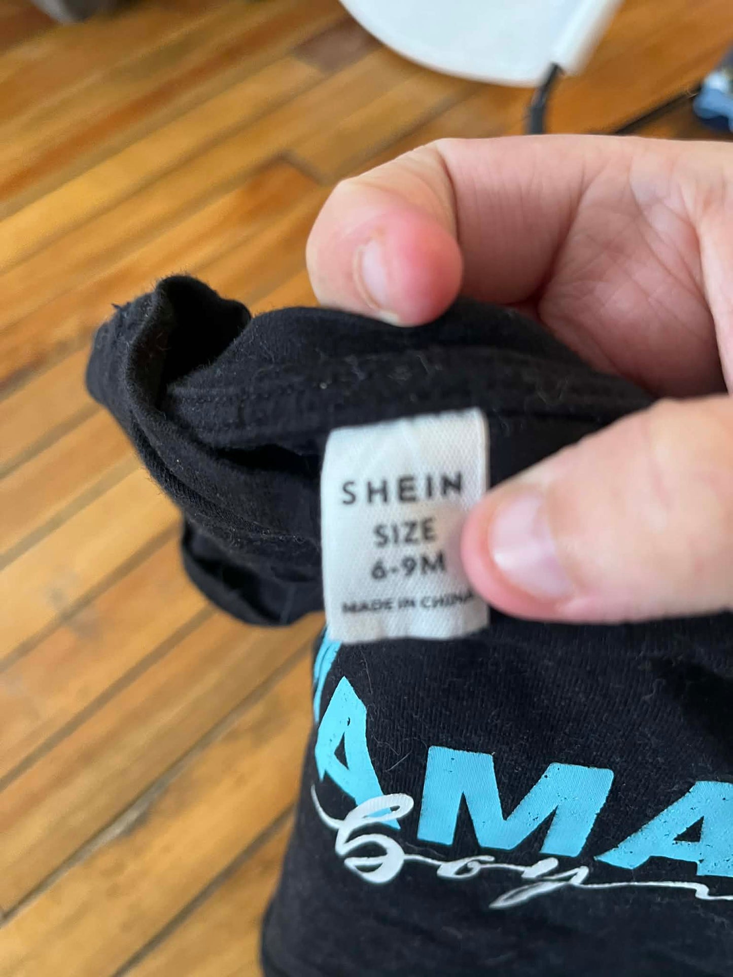 t-shirt shein 6-9 mois