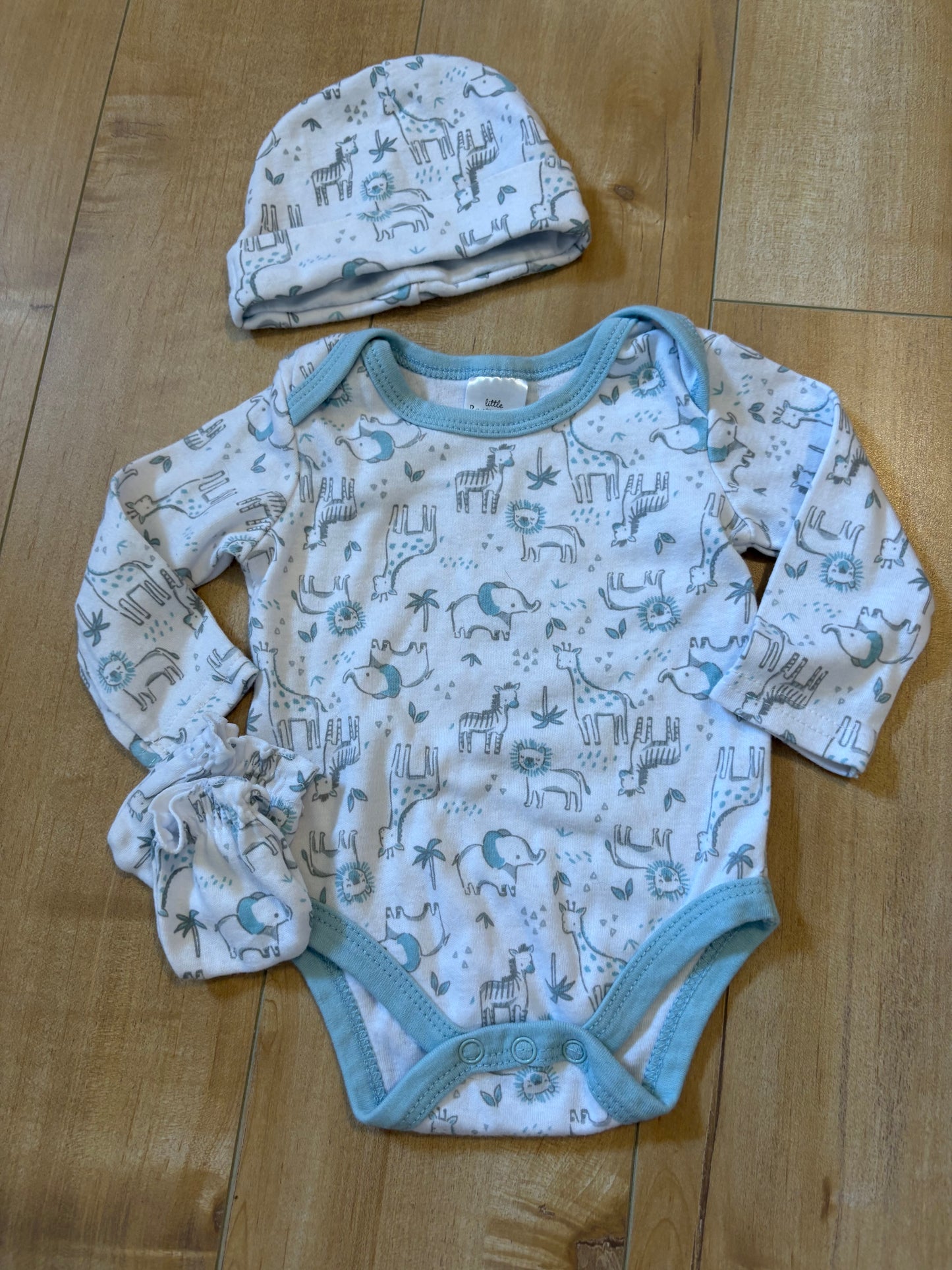 Ensemble 3 mrx cache-couche little begenning 0-3 mois