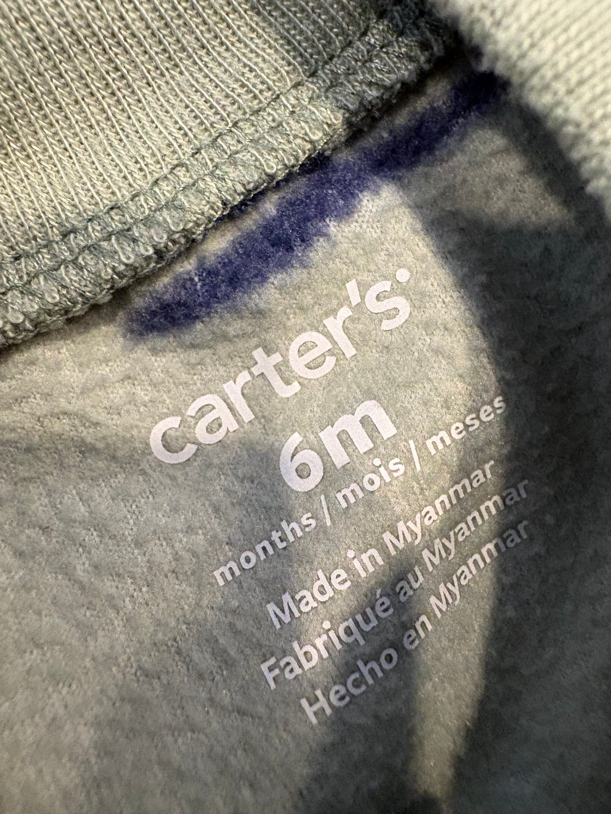 Pyjama carter's 6 mois (cmb)