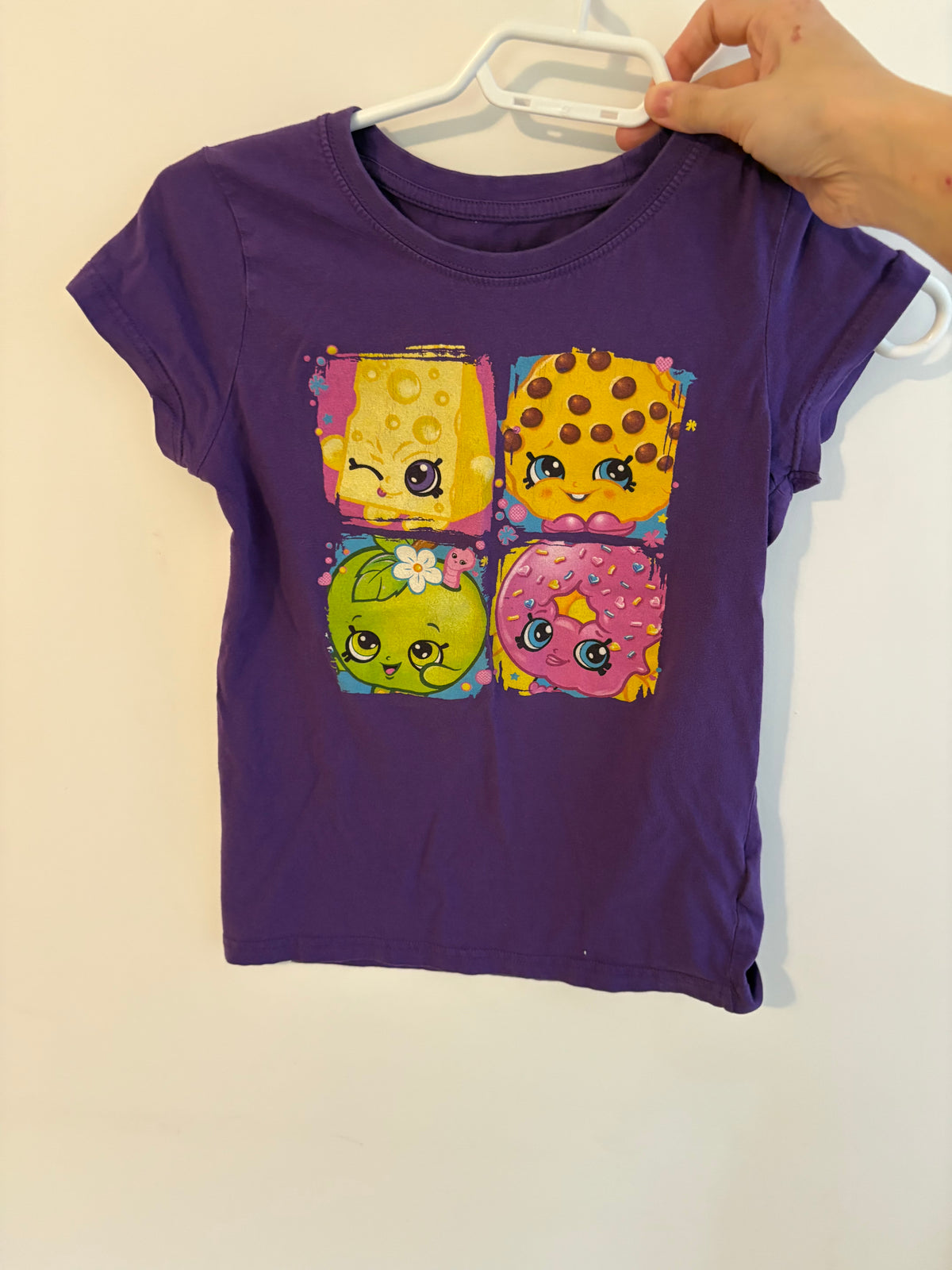 t-shirt shopkin 8-10 ans