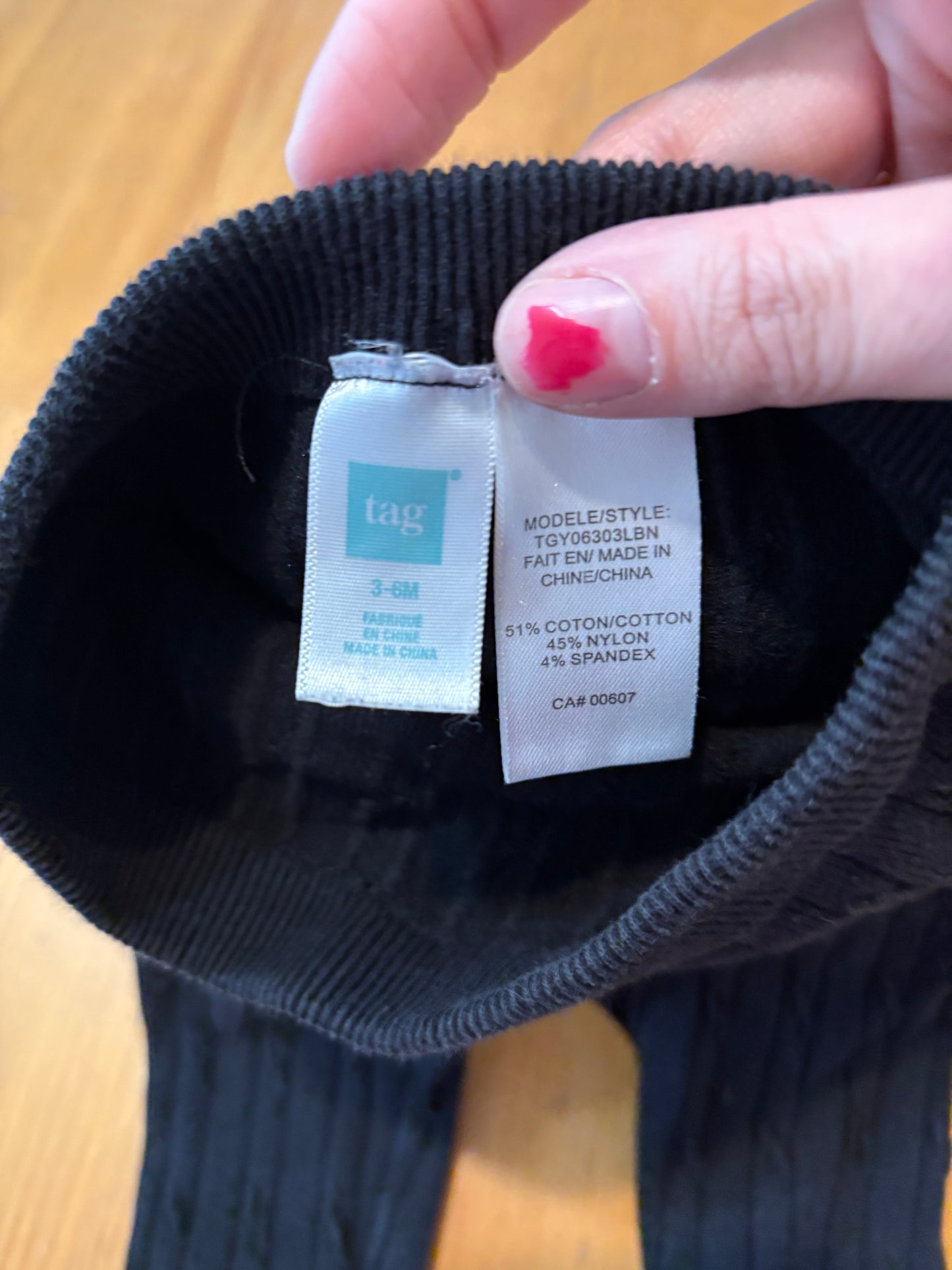 legging tag 3-6 mois