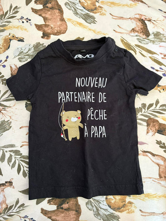 T-shirt vamos 12 mois neuf (cmb)
