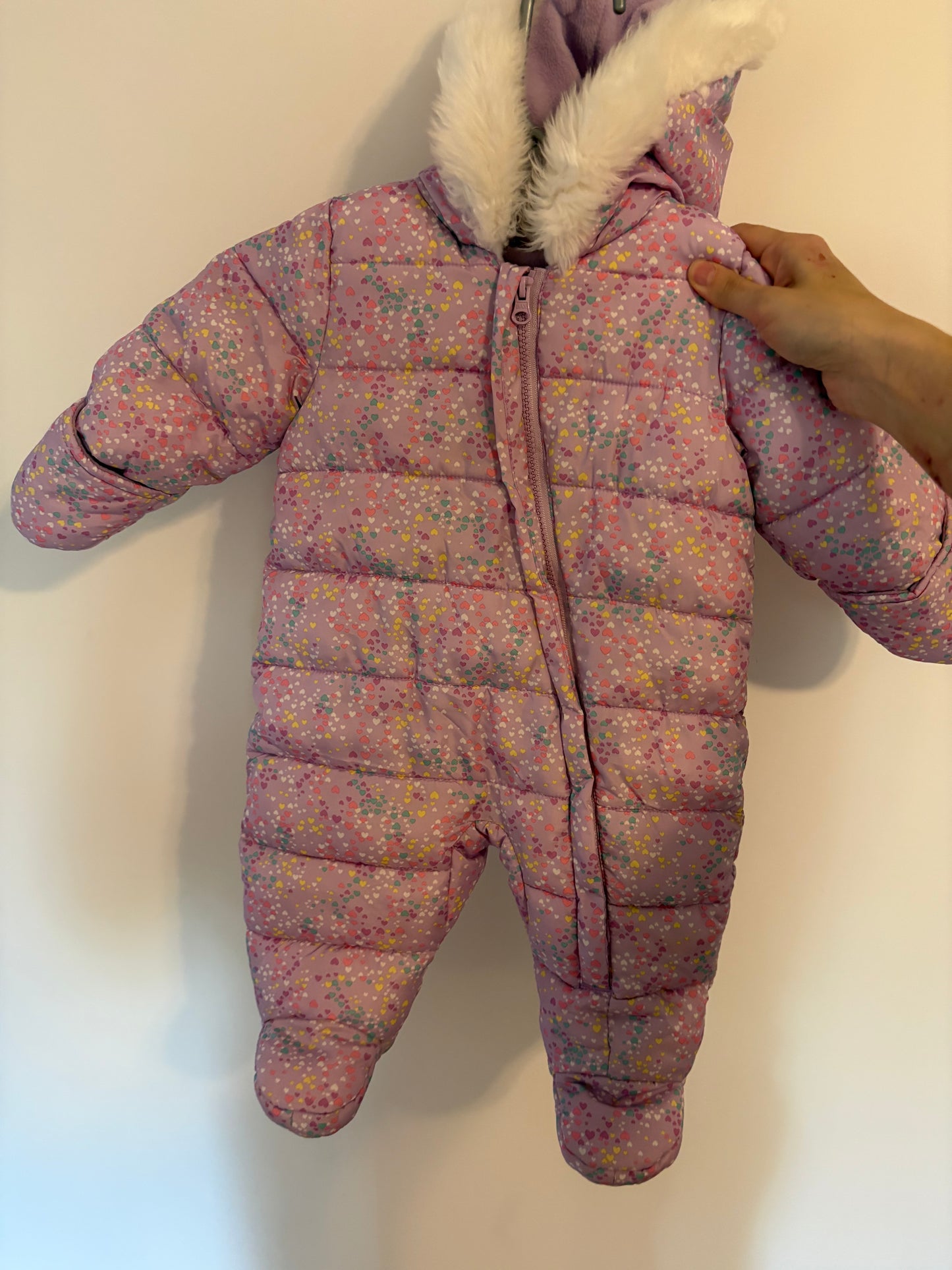 manteau george 3-6 mois état neuf