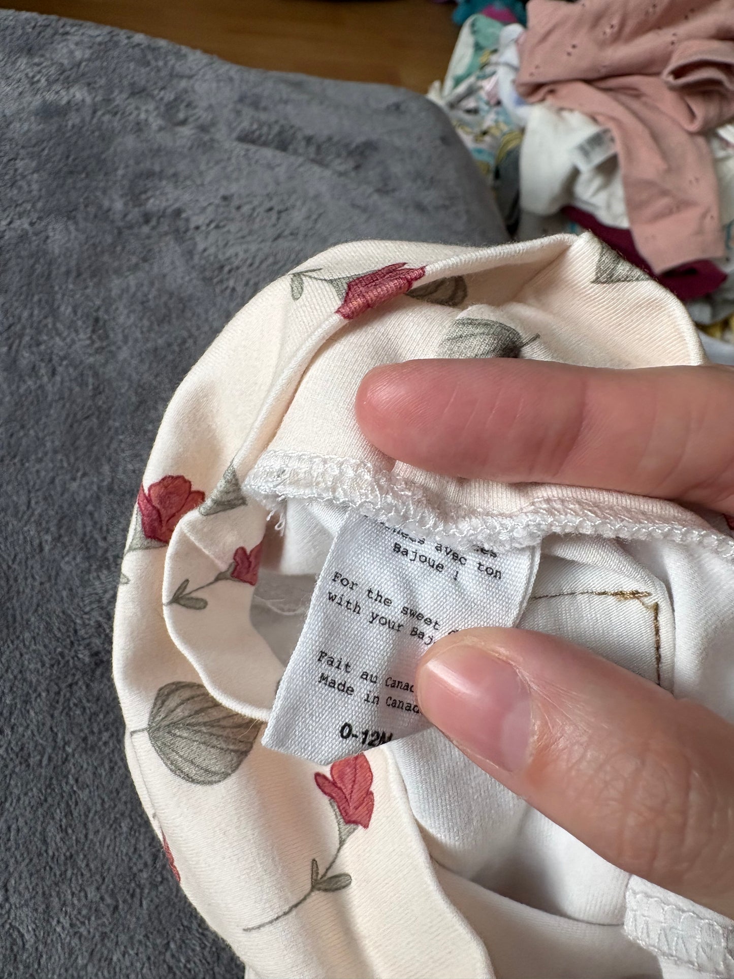 Pantalon évolutif bajoue 0-12 mois* imparfait valeur 60$