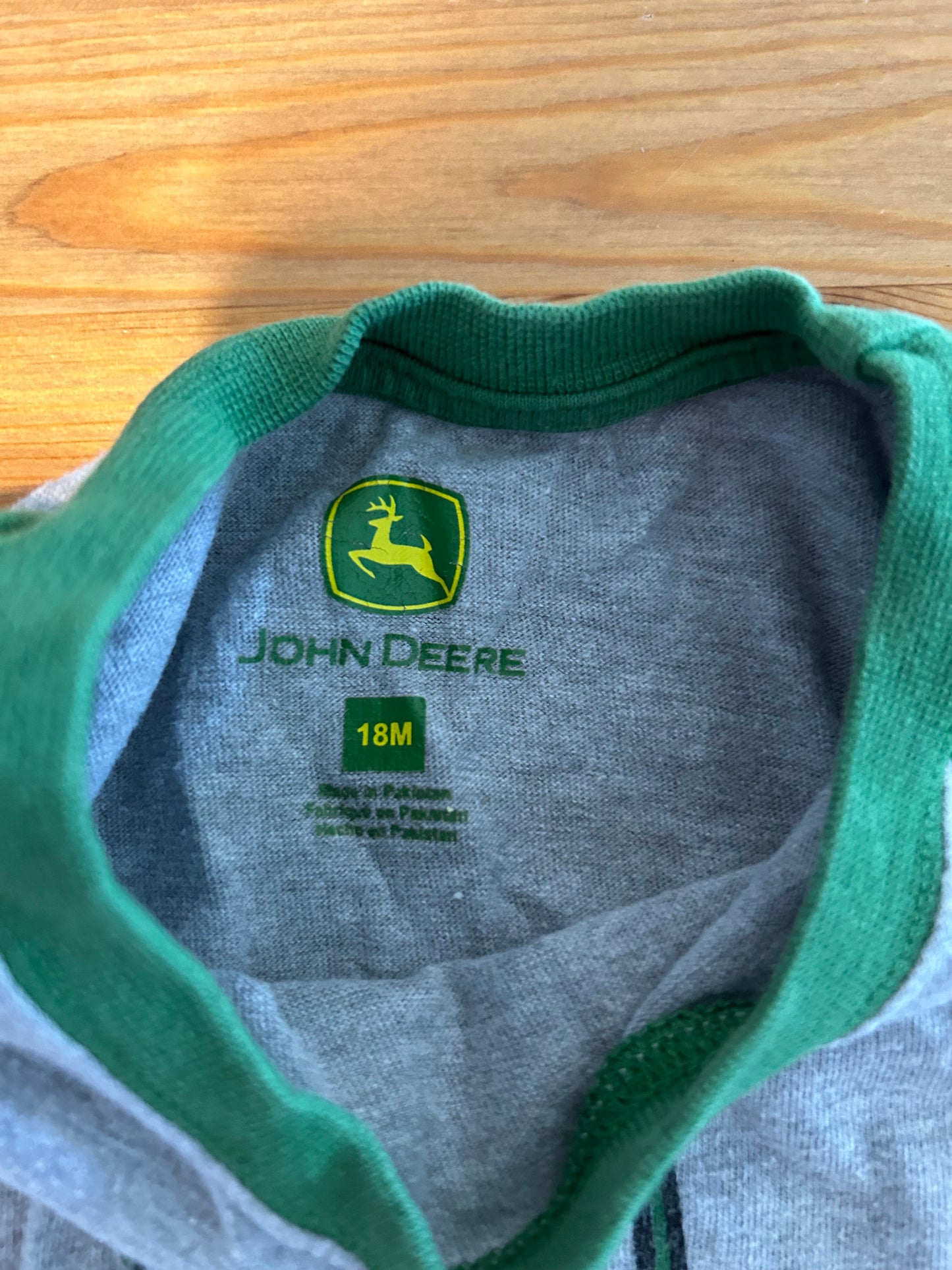 Gilet john deere 18 mois