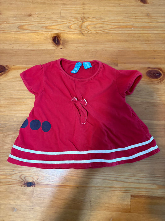 T-shirt blu 6-9 mois environ