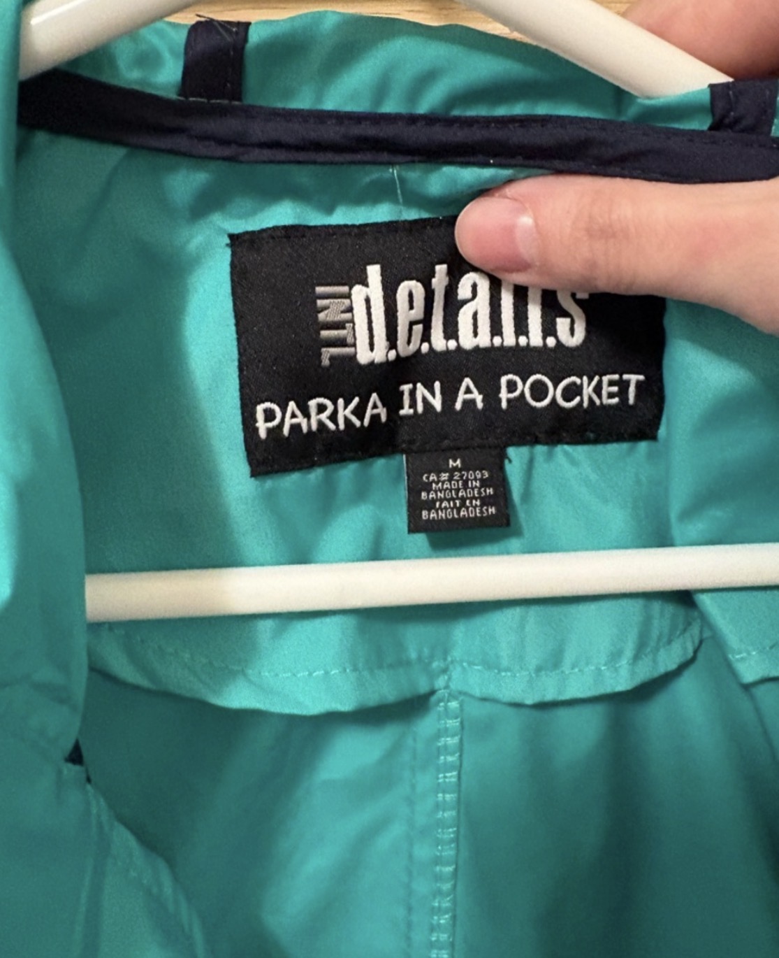 Imperméable Parka in a pochet medium