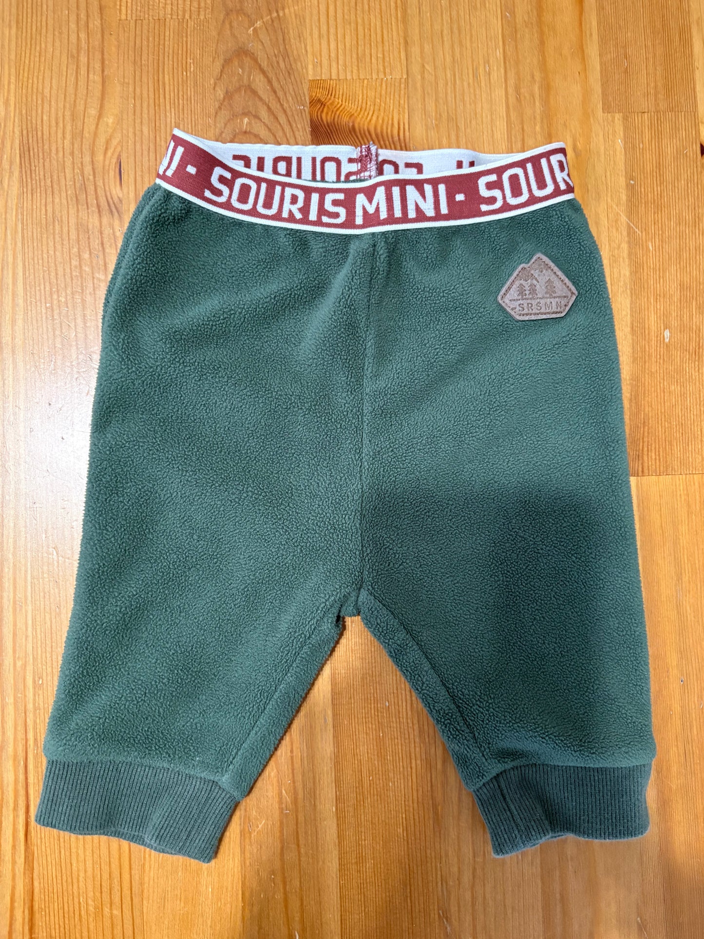 Pantalon ouaté souris mini 6-9 mois