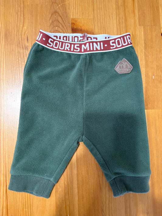 Pantalon ouaté souris mini 6-9 mois