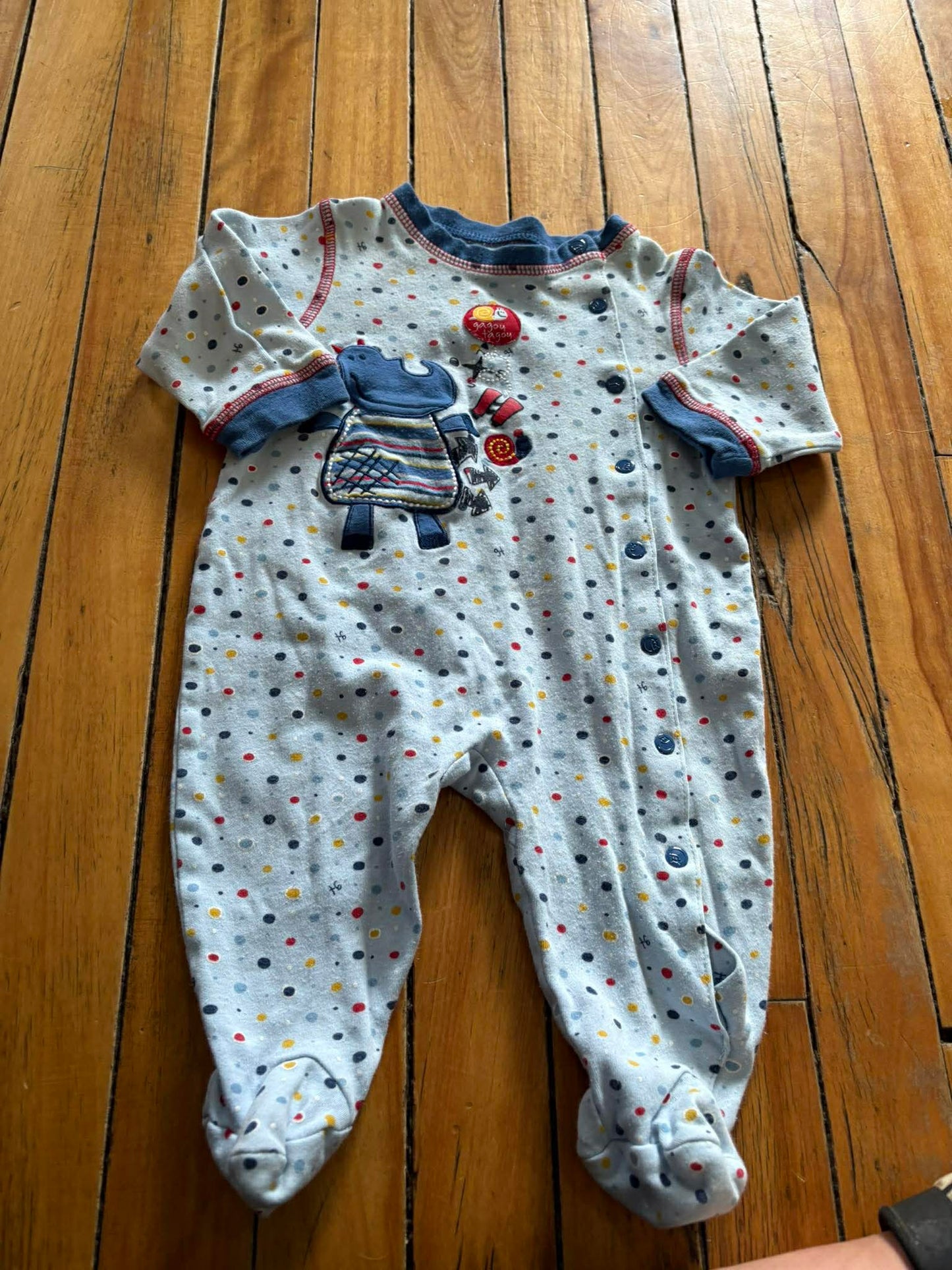 Pyjama gagou tagou vintage 3 mois environ
