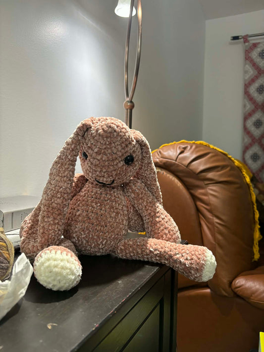 Peluche fait à la main Jojo lapin fait par les créations Rubygemme