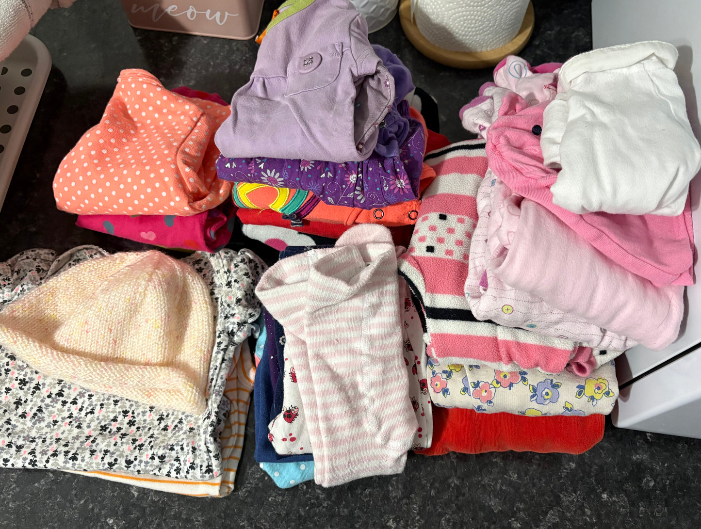 Petit lot 30 morceaux  0-12 mois filles