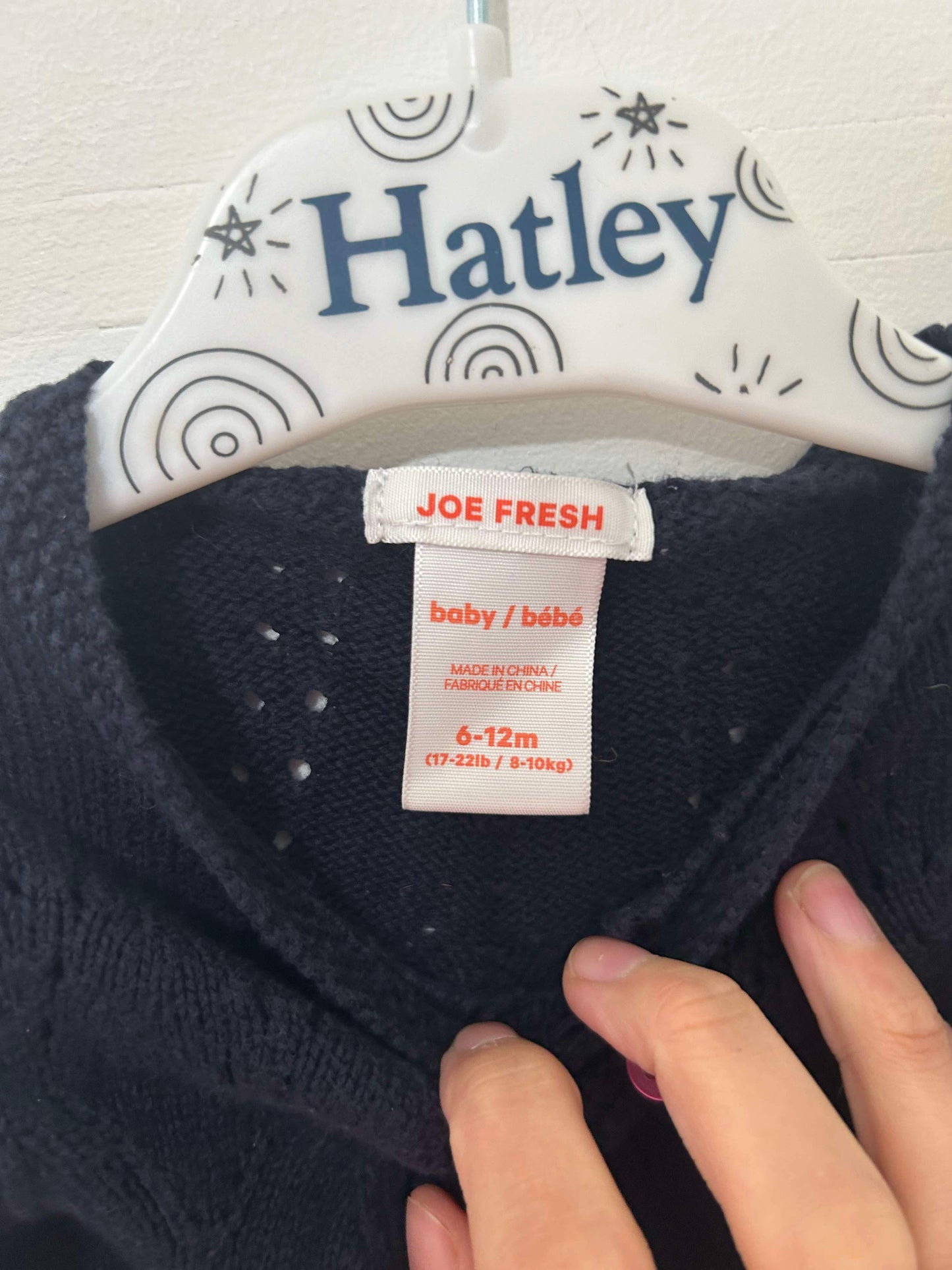 Veste joe fresh 6-12 mois