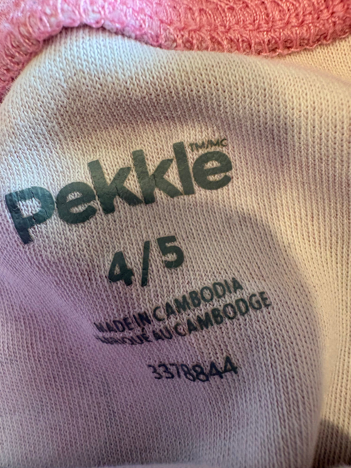 Ensemble Pekkle 4/5 ans (cmb)*