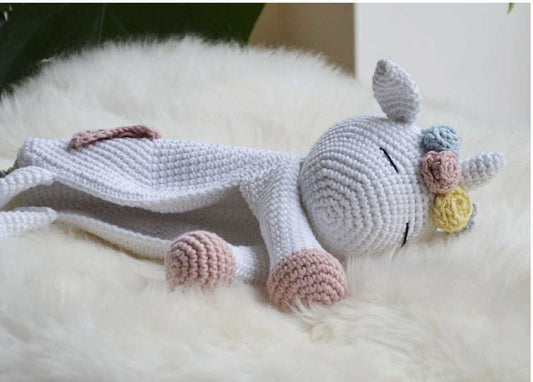 Petit doudou mimis licorne